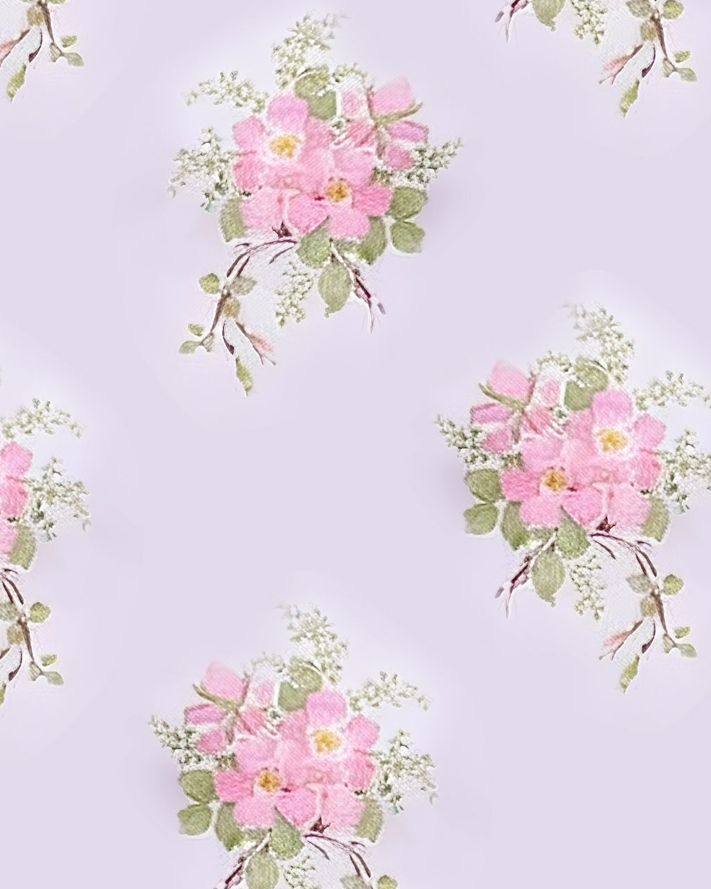 Elegant Purple Floral Print Pajama Set OMFORT