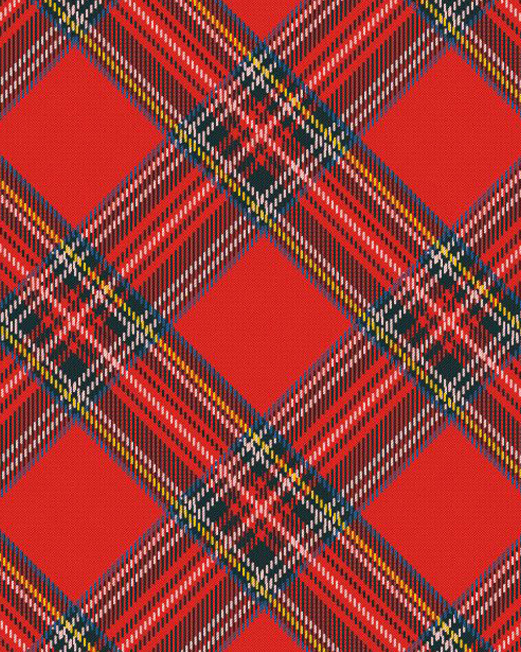 Christmas Red Plaid Print Pajama Set OMFORT