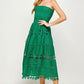 Eyelet Lace Tube Dress OMFORT