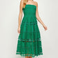 Eyelet Lace Tube Dress OMFORT