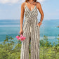 Quiet Bloom Striped Jumpsuit OMFORT
