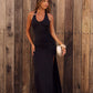 Midnight Whispers Halter Maxi Dress Black OMFORT