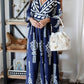 Tulum Maxi Dress - Navy OMFORT