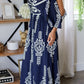 Tulum Maxi Dress - Navy OMFORT