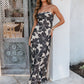 Midnight Eclipse Strapless Maxi Dress OMFORT