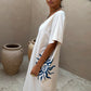 Cream Dolce Vita T-Shirt Dress OMFORT