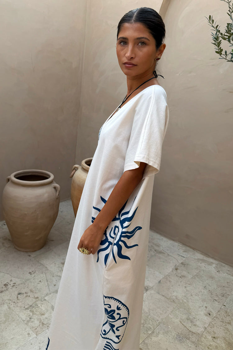 Cream Dolce Vita T-Shirt Dress OMFORT