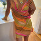 Green Abstract Leila Mini Dress OMFORT