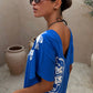Blue Dolce Vita T-Shirt Dress OMFORT