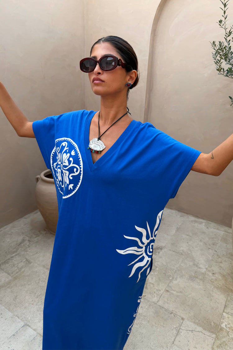 Blue Dolce Vita T-Shirt Dress OMFORT