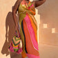 Multi Abstract Sabine Dress OMFORT