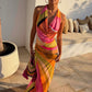 Multi Abstract Sabine Dress OMFORT