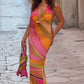 Multi Abstract Sabine Dress OMFORT