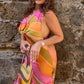 Multi Abstract Sabine Dress OMFORT