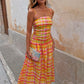 Check Lola Mid-axi Dress OMFORT