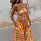 Check Lola Mid-axi Dress OMFORT