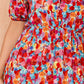 Nigella Multi Print Midi Dress OMFORT