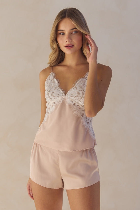 Peyton Lace Cami Set  - Blush mysite