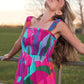 Cruz Smocked Midi Dress