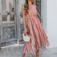 Steve Madden Dalina Pink Halter Midi Dress OMFORT