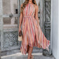 Steve Madden Dalina Pink Halter Midi Dress OMFORT